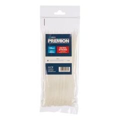 Premion PREP00018 Stahovací pásky bílé 3,6 x 200mm 100ks