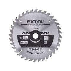 EXTOL PREMIUM kotouč pilový s SK plátky, O 185x3,0x20mm, 36T, 8803226