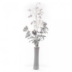Větvička MoneyPlant.White, bílá, 56/107cm