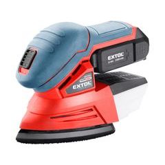 EXTOL PREMIUM bruska vibrační delta aku SHARE20V, 20V Li-ion, 2Ah, 8891844