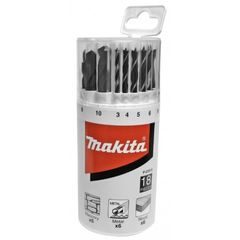 Makita P-23818 - sada vrtáků do kovu/dřeva/zdiva 3-10mm (po 1), 18ks