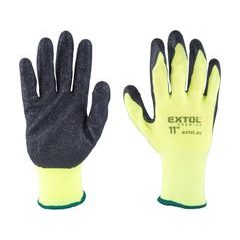 EXTOL PREMIUM rukavice nylonové, bezešvé, polomáčené v latexu, velikost 11", 8856647