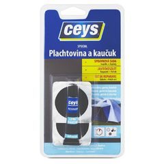 Lepidlo CEYS plachtovina a kaučuk 7ml + 4 záplaty