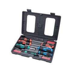 EXTOL PREMIUM šroubováky a hroty sada 47ks, 1/4' hroty a 4mm mini hroty, CrV, 8819258