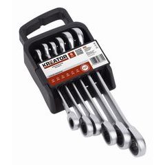 Kreator KRT500013 Sada klíčů otevřený/očko-ráčnový 6ks