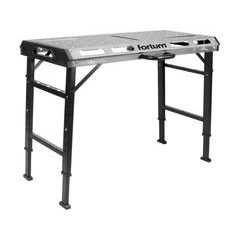 FORTUM stůl svařovací přenosný, 107x53cm, výška 70-93cm, 4759970
