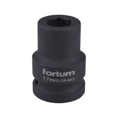 FORTUM hlavice nástrčná rázová 3/4", 17mm, L 52mm, CrMoV, 4703017