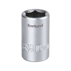 FORTUM hlavice nástrčná 1/4", 10mm, L 25mm, 4701410