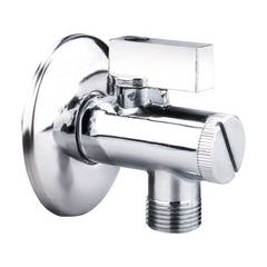 BALLETTO ventil rohový s filtrem a kovovou pákou, 1/2"-3/8", 81154