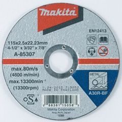 Makita A-85307 - řezný kotouč 115x2,5x22 ocel