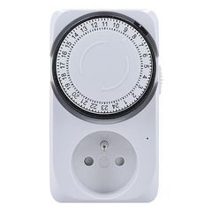 Časový spínač mechanický, denní 24h., interval 15min, vypínač