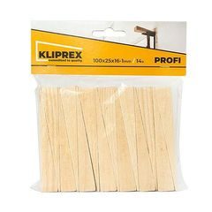 Klínky dřevěné SM 100x25x16-1, 14ks