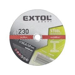 EXTOL CRAFT kotouče řezné na kov, 5ks, O 230x1,9x22,2mm, 106950