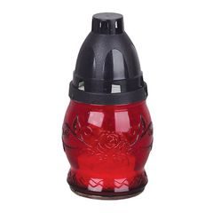 Kahan Grave červené sklo, černý, 25g, 6-8h, 13cm