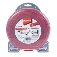 Makita E-01834 - struna nylonová 2,7mm, červená, 30m, speciální pro aku stroje