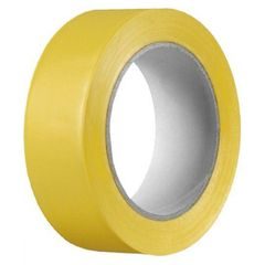 Páska maskovací vroubkovaná PVC 722 žlutá 33m, 30mm