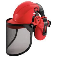 Ochranný štít s chrániči sluchu Safetyco, ocel, CE