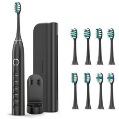 Riwall HOME WHITE TOOTH sonický zubní kartáček + 8 náhradních hlavic