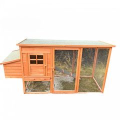 Kurník pro slepice velký - 198x75x103cm