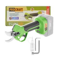 Aku nůžky na větve Procraft ES22Li (bez baterie a nabíječky) | ES22Libb Procraft