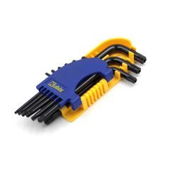 Nástrčkové klíče sada TORX 9 ks, T10, T15, T20, T25, T27, T30, T40, T45, T50, CrV TRX | 02-08-9609 Kubis