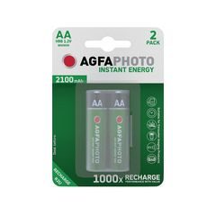 AgfaPhoto přednabitá baterie AA, 2100mAh, 2ks