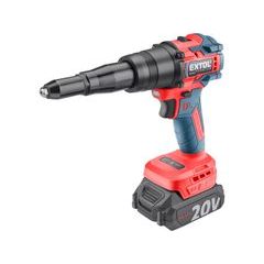 EXTOL PREMIUM pistole nýtovací aku SHARE20V, BRUSHLESS, 2Ah, 8891868