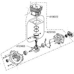 Shortblock Bc500/hp50