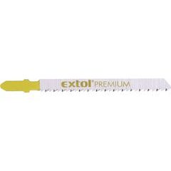 EXTOL PREMIUM plátky do přímočaré pily 5ks, 75x2,5mm, HCS, 8805001