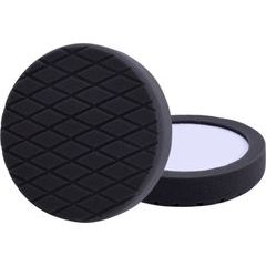 EXTOL PREMIUM kotouč leštící pěnový, diamantový vzor, T10, černý, ⌀180x35mm, zapuštěný suchý zip ⌀150mm, 8804531