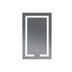 Koupelnové zrcadlo s LED osvětlením, protizamlžovací funkcí a regulací jasu, MR07-50×80 Hard | MR07-50×80 Hard Procraft