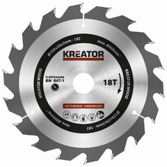 Kreator KRT020406 Pilový kotouč na dřevo 150mm, 18T