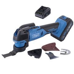 Scheppach C-MT40-X-SET S 20 V IXES aku multifunkční nástroj + 2Ah baterie + nabíječka 2,4 A