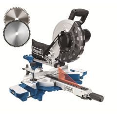 Scheppach HM 254 pokosová pila s potahem a laserem + 2. kotouč