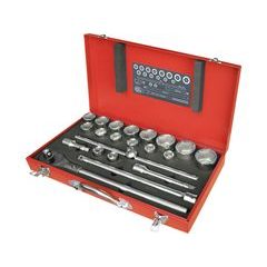 EXTOL PREMIUM hlavice nástrčné, sada 22ks, 3/4", 8818350