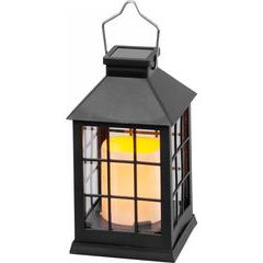 Solární lucerna Garden, efekt plamene, 10,5x10,5x19cm