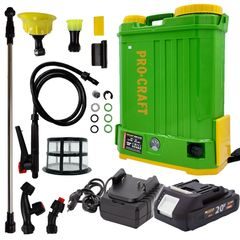 AKU postřikovač Procraft AS20-12 sada s baterií 20V 2Ah a nabiječkou | SAS20-12/20-2A/20-1 Procraft