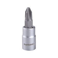FORTUM hlavice zástrčná 1/4" hrot křížový, PH 2, L 37mm, 4701812