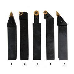 Soustružnické nože HM 25 mm, sada - 5 ks