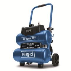 Scheppach HC 20 Si Twin ultra tichý bezolejový dvouválcový kompresor 20 l
