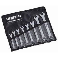 Kreator KRT500011 Sada klíčů očko/otevřený 8-19mm 8ks v kapse