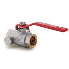 Kohout kulový s odvodněním a odvzdušňovačem, pákový, červený, KR.260 1/2"FF | KR.260 1/2"FF Procraft