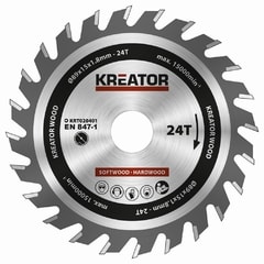 Kreator KRT020401 Pilový kotouč na dřevo 89mm, 24T