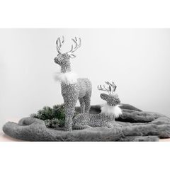 Dekorace MagicHome, Sob sedící, 19x17cm