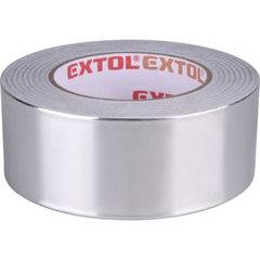 EXTOL PREMIUM páska lepící ALU, hliníková, 50mm x 50m tl. 0,03mm, akryl. lepidlo, 8856332