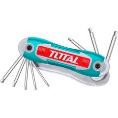 Total klíče IMBUS, sada 8 ks, s kuličkou, CrV, THT1061836