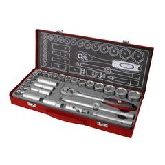 FORTUM hlavice nástrčné, sada 29ks, 1/2", 4700001