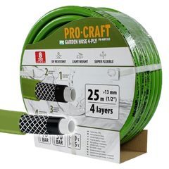 Zahradní hadicí Procraft PR-4GH1325 4 vrstvy, 1/2" 25 m | PR-4GH1325 Procraft