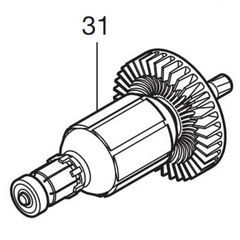 Makita 619223-5 - rotor BUC121