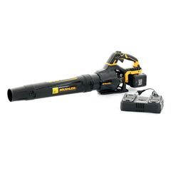 Riwall PRO RABL 3220i SET aku foukač 2 x 20 V + 2x 4 Ah baterie + duální rychlonabíječka 4,5 A
